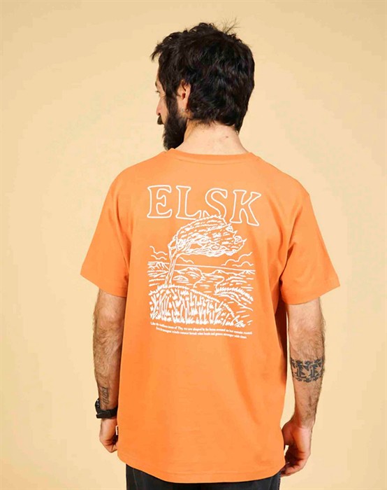 Wind BP Brushed T-Shirt - Burnt Orange
